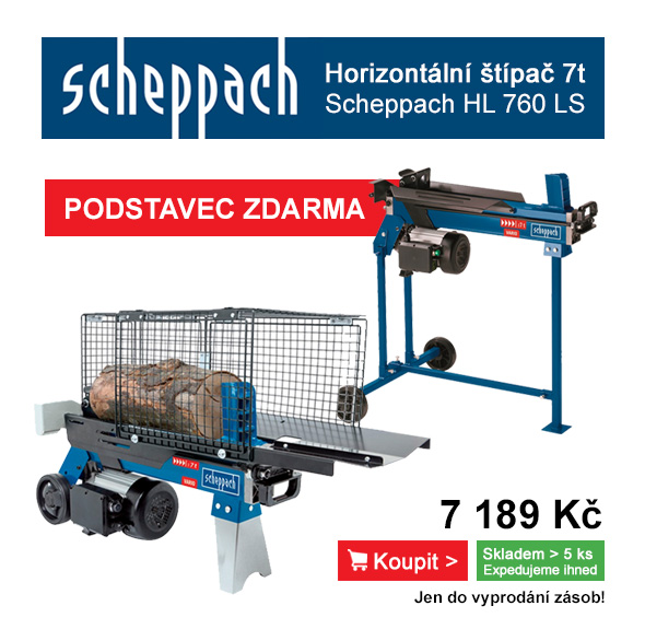 Horizontální štípač Scheppach HL 760 LS