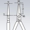 Kleště typu Langback s prodlouženými čelistmi Knipex 30 21 140