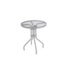 Kovový stolek HAPPY GREEN stříbrný A09323