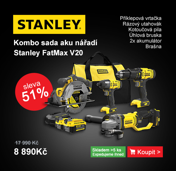 Kombo sada aku nářadí V20 Stanley FatMax SFMCK469M2