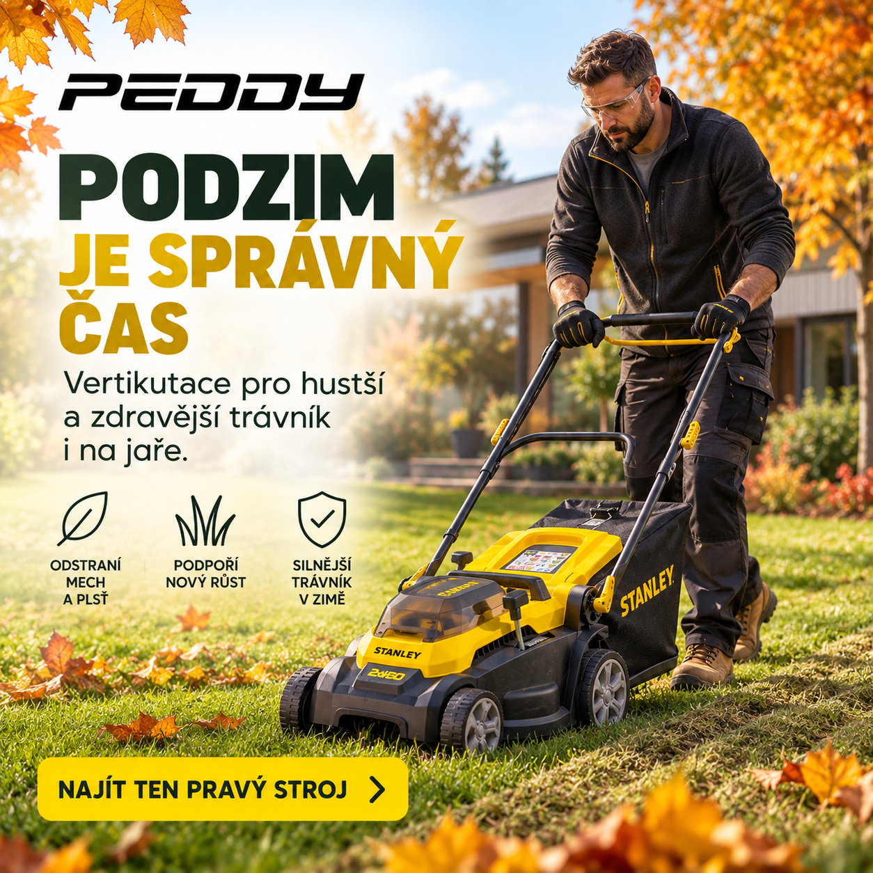Podzim je správný čas na vertikutaci trávníku