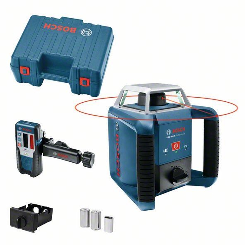 0601061800 Stavební rotační laser + LR 1 + kufr Bosch GRL 400 H Professional 0 601 061 800 + DÁREK ZDARMA!