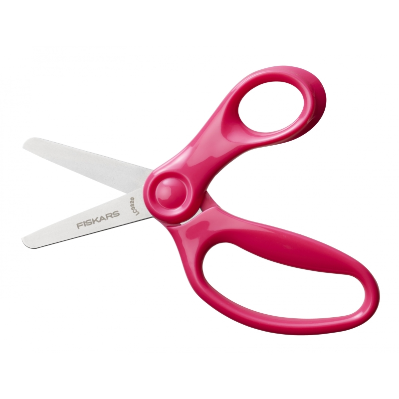 1064070 Dětské nůžky se zaoblenou špičkou, růžové, 13 cm (6+) Fiskars