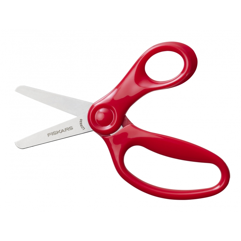 1064071 Dětské nůžky se zaoblenou špičkou, červené, 13 cm (6+) Fiskars