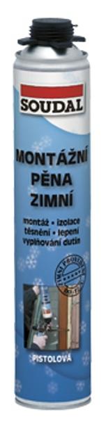 1100703 Montážní pěna pistolová zimní 750 ml Soudal