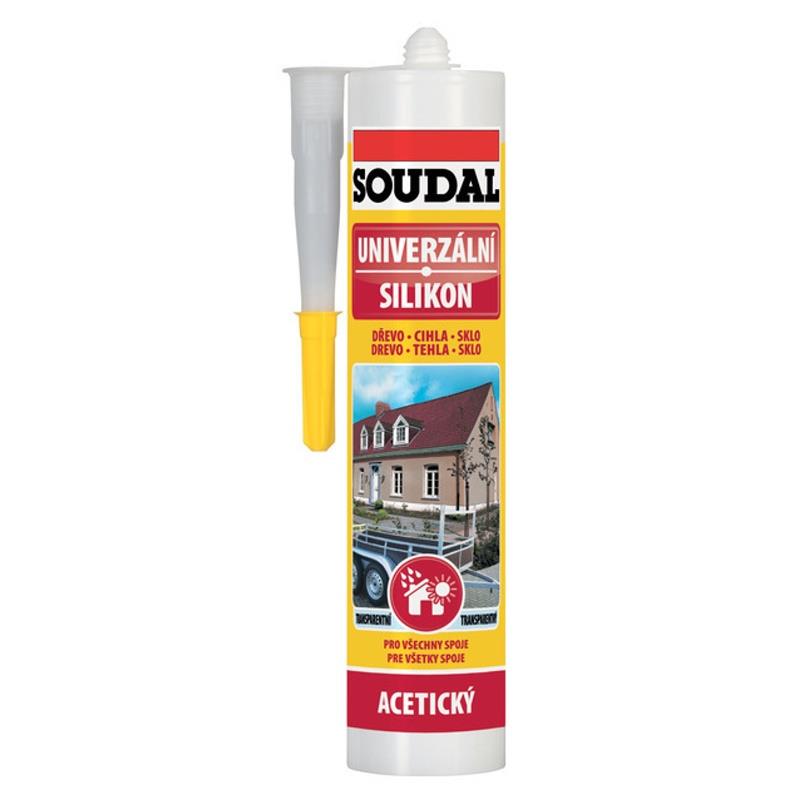 1210500 Univerzální silikon SOUDAL 300 ml černý