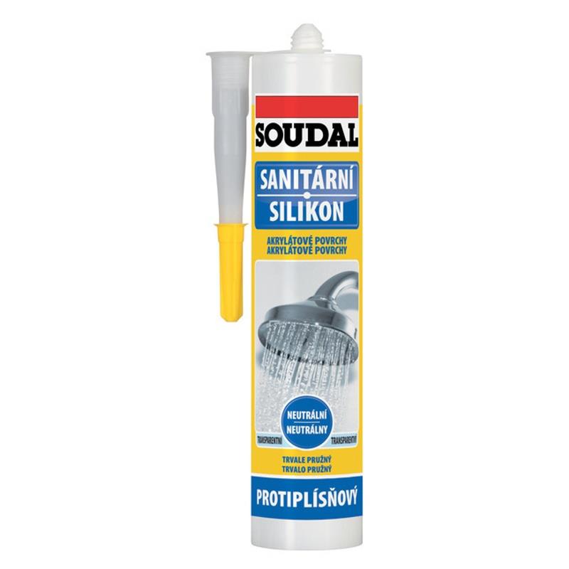 1220200 Sanitární silikon hnědý 300ml SOUDAL