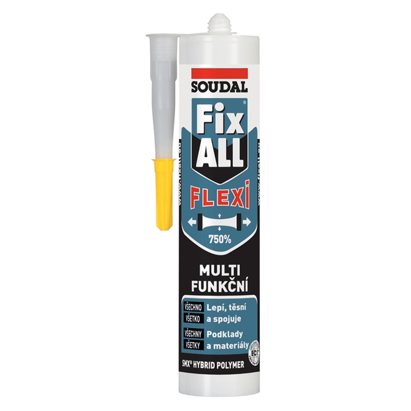 1242000 Lepící tmel SOUDAL FIX ALL Classic 290ml bílý