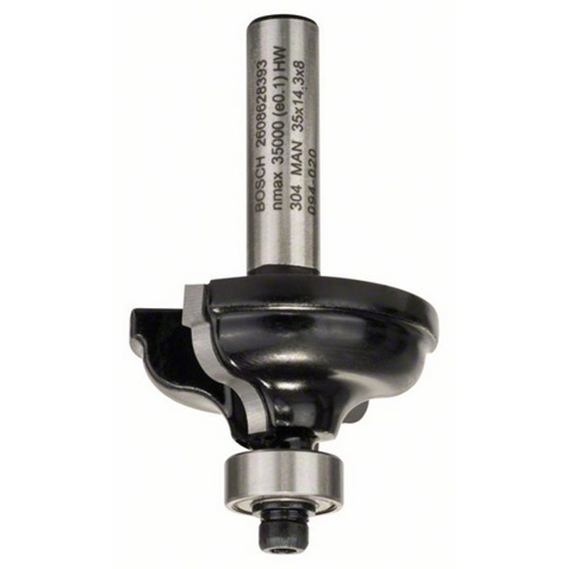 2608628393 Profilová fréza A 8 mm, R1 4,8 mm, B 11 mm, L 14,3 mm, G 57 mm Bosch