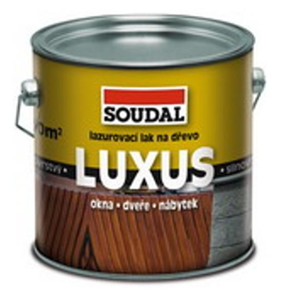 1734600 Lazurovací lak na dřevo SOUDAL Luxus 2,5 l Teak
