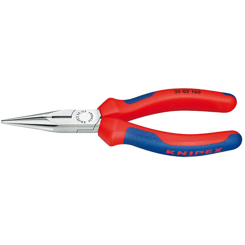 25 02 160 Kleště s půlkulatými čelistmi a ostřím 160mm Knipex