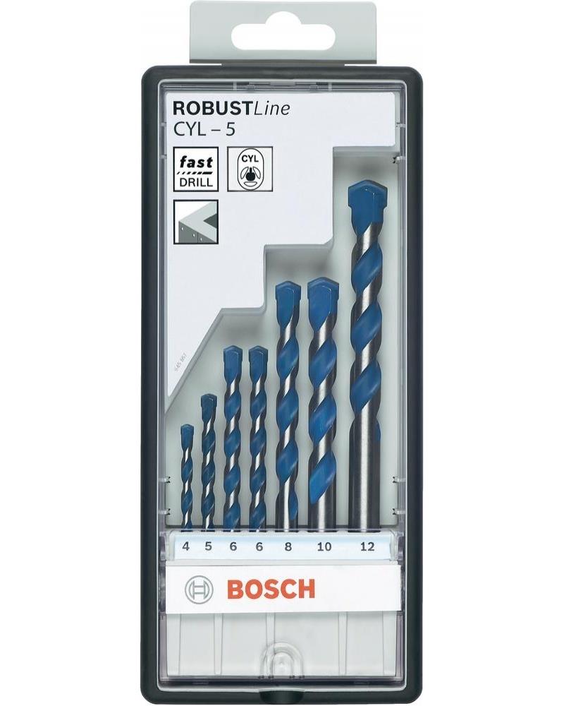 2608588167 7dílná sada vrtáků do betonu Robust Line CYL-5 4;5;5;6;6;8;10 Bosch