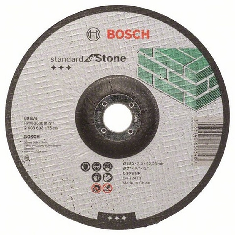 2608603175 Dělicí kotouč profilovaný Standard for Stone C 30 S BF, 180 mm, 22,23 mm, 3,0 mm Bosch