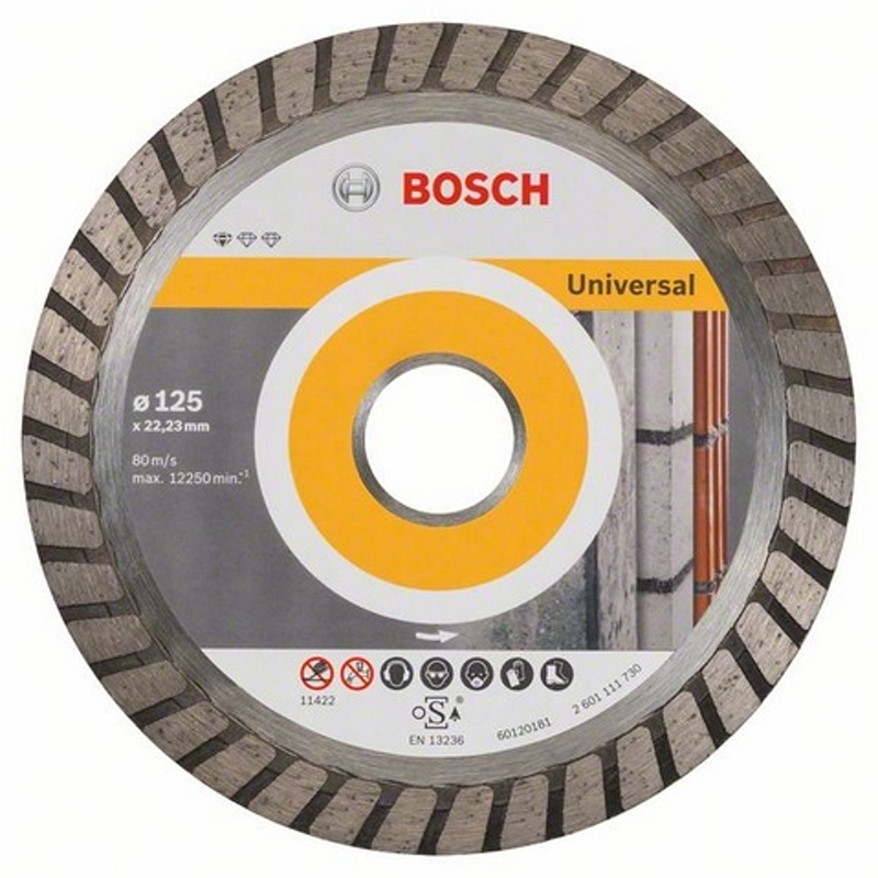 2608603252 Diamantový dělicí kotouč 10ks Standard for Universal Turbo 230 x 22,23 x 2,5 x 10 mm Bosch