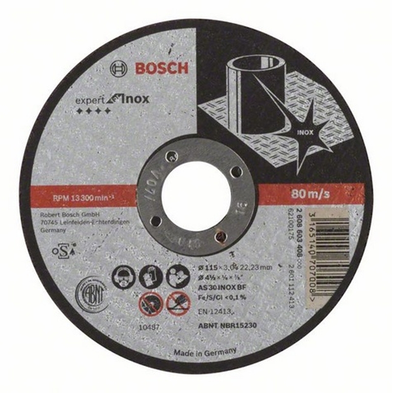 2608603405 Dělicí kotouč rovný na nerez Expert for Inox AS 46 T INOX BF, 150 mm, 1,6 mm Bosch