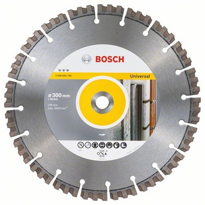 2608603746 Diamantový dělicí kotouč Best for Universal 300 x 20,00 x 2,8 x 15 mm Bosch