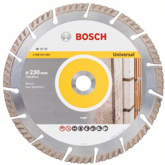 2608615065 Diamantový dělicí kotouč Standard for Universal 230 × 22,23 Bosch