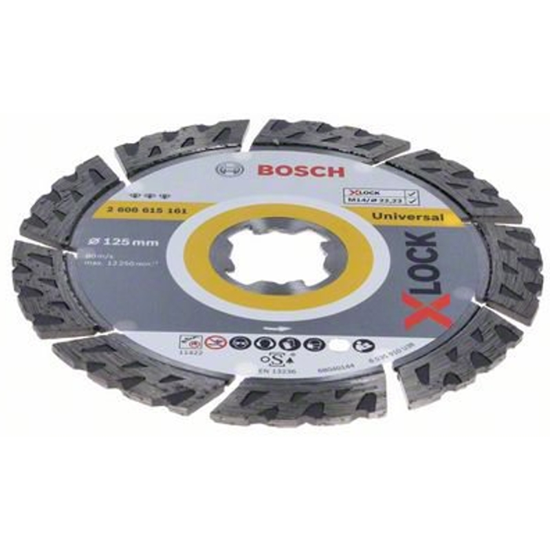 2608900670 Diamantový dělicí kotouč EXPERT MultiMaterial X-LOCK 125 × 22,23 × 2,4 × 12 mm Bosch