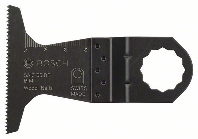 2608662036 Bimetalový ponorný pilový list SAIZ 65 BB Wood and Nails 40 x 65 mm Bosch