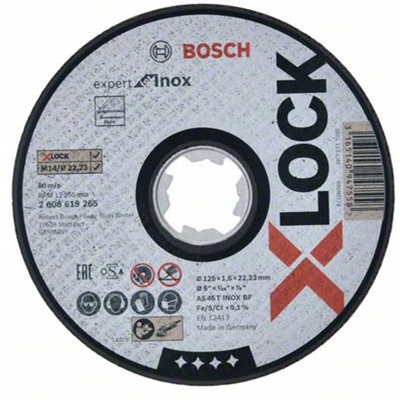 2608619265 Řezný kotouč na kov Expert for Inox 125mm Bosch X-LOCK