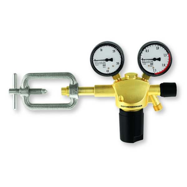 35794 Redukční ventil pro acetylenové tlakové láhve 0-40 ROTHENBERGER + DÁREK ZDARMA!