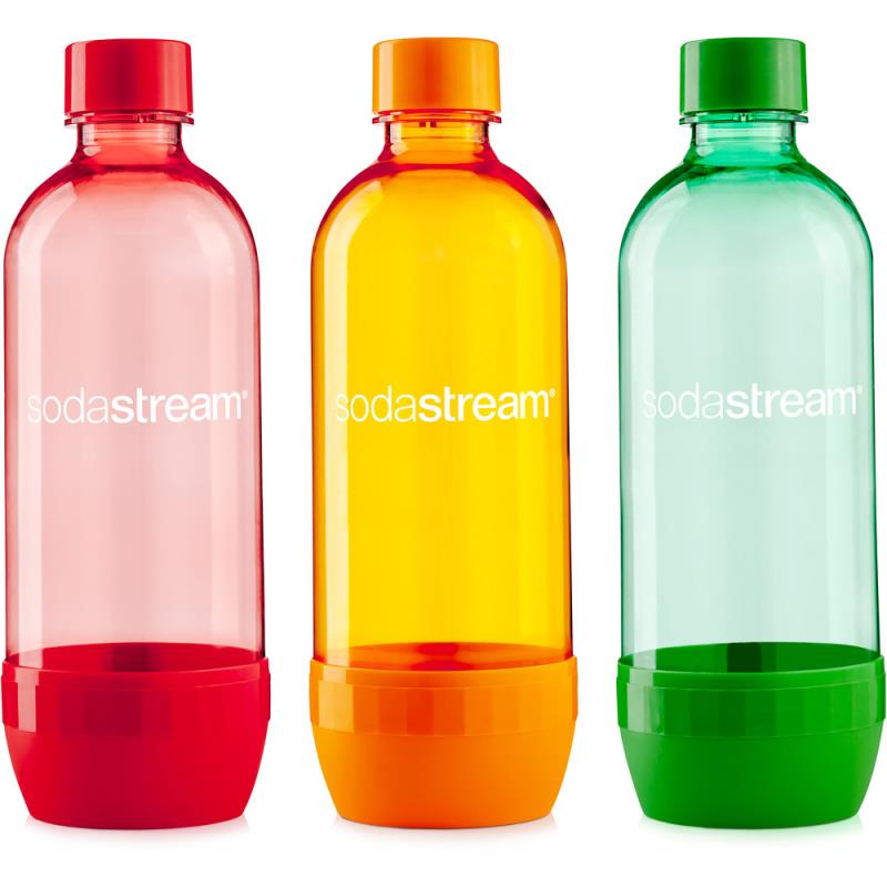 40028570 Lahev TriPack 1l Sodastream ORANGE/RED/GREEN