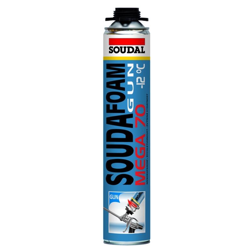 4103300 Montážní pěna pistolová x 870ml zimní Soudal SOUDAFOAM MEGA