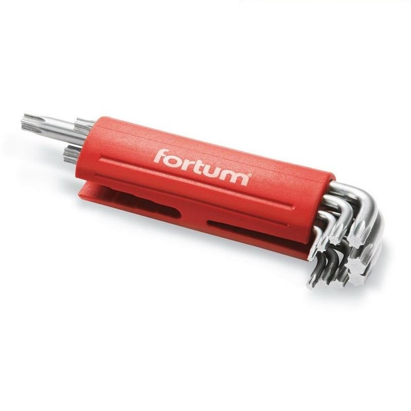 4710300 L-klíče TORX 9ks T 10-50 S2 FORTUM