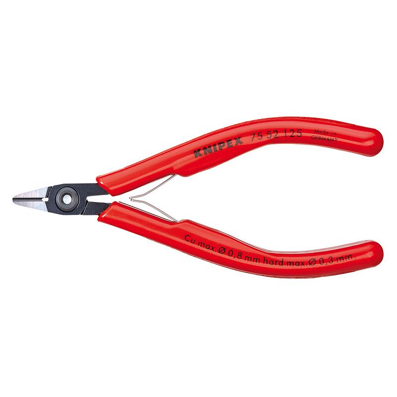 75 52 125 Boční štípací kleště pro elektroniku Knipex