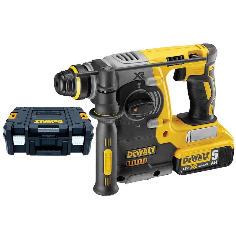 DCH273P2T Aku bezuhlíkové kladivo 18 V XR Li-Ion 2x5,0 Ah DeWALT