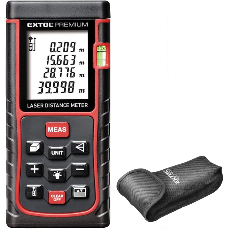 8820042 Metr laserový digitální 0,05-40m EXTOL PREMIUM