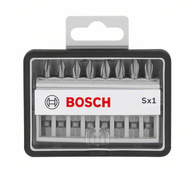 2607002556 8dílná sada šroubovacích bitů Robust Line, Sx Extra-Hart 49 mm Bosch