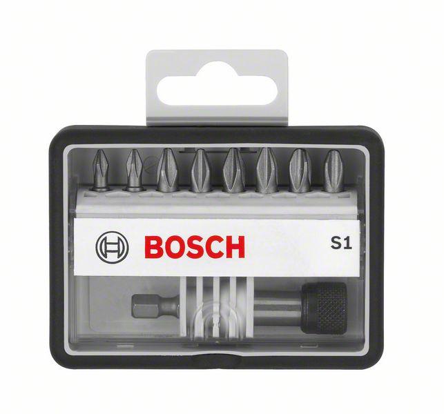2607002560 8+1dílná sada šroubovacích bitů Robust Line, S Extra-Hart 25 mm Bosch