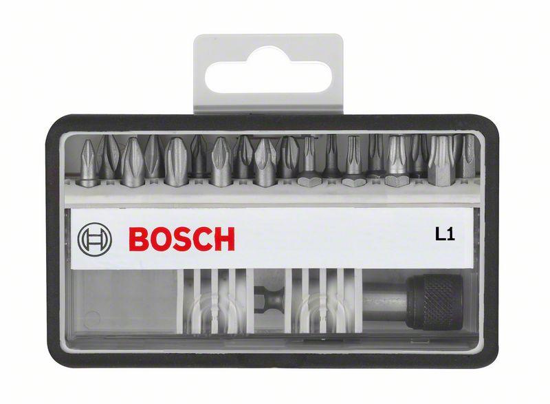 2607002568 18+1dílná sada šroubovacích bitů Robust Line, L Extra-Hart 25 mm Bosch