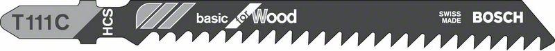 2608630033 Pilový plátek do kmitací pily T 111 C Basic for Wood Bosch