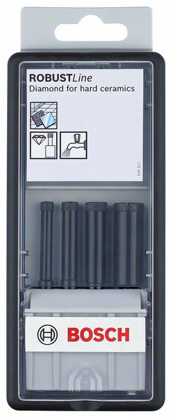 2607019881 4dílná sada diamantových vrtáků pro vrtání za mokra Robust Line 5; 6; 7; 8 mm Bosch