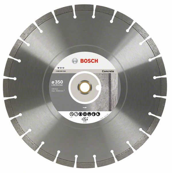 2608602543 Diamantový dělicí kotouč Standard for Concrete 300 x 20/25,4 x 2,8 x 10 mm Bosch
