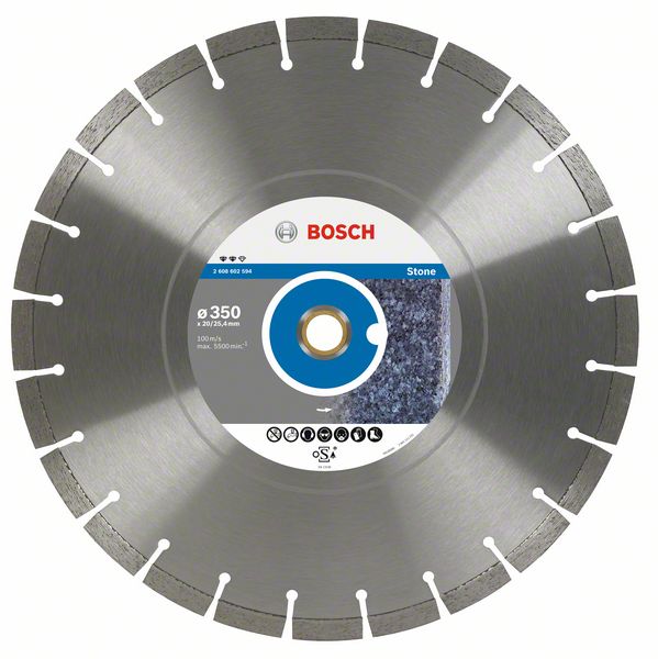 2608602593 Diamantový dělicí kotouč Expert for Stone 300 x 20/25,4 x 2,8 x 12 mm Bosch