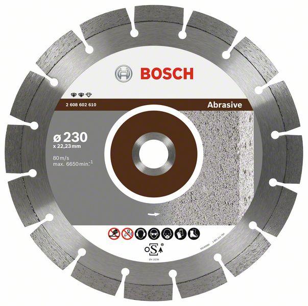 2608602607 Diamantový dělicí kotouč Expert for Abrasive 125 x 22,23 x 1,6 x 10 mm Bosch
