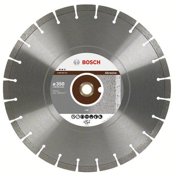 2608602614 Diamantový dělicí kotouč Expert for Abrasive 450 x 25,40 x 3,6 x 12 mm Bosch