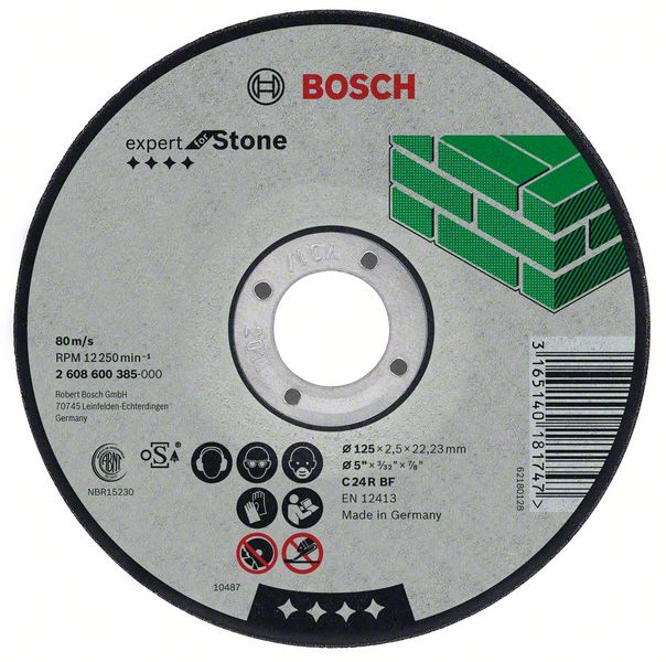 2608600320 Dělicí kotouč lomený na kámen Expert for Stone C 24 R BF, 115 mm, 22,23 mm, 2,5 mm Bosch