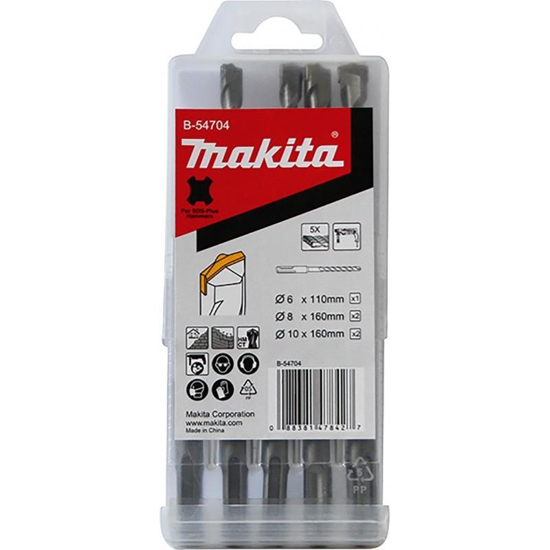 B-54704 5dílná sada vrtáků SDS-plus Makita