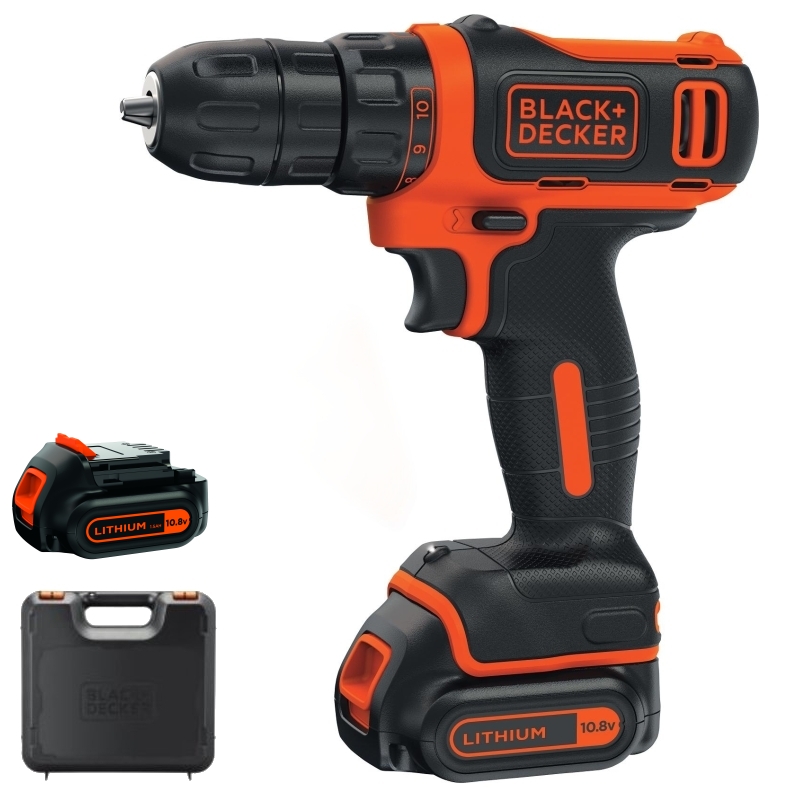 BDCDD12K1B Aku vrtačka 2x1,5 Ah Black a Decker