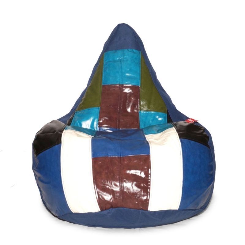 BB-colorful-dark-blue Sedací vak Colorful dark blue BeanBag