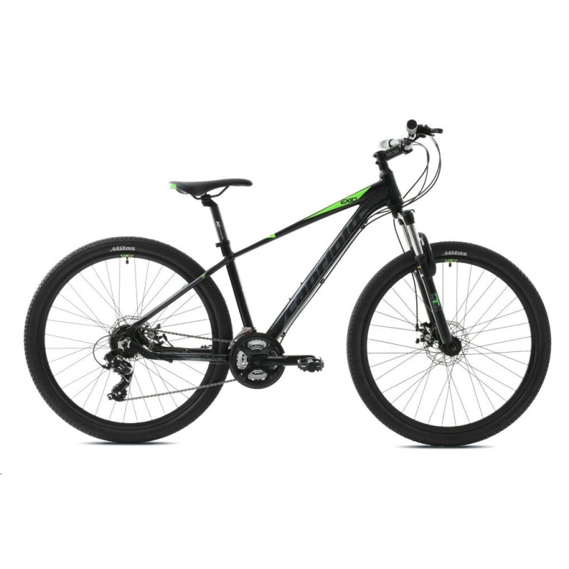 120143 Horské jízdní kolo Capriolo EXID 27,5"/16AL černo-zelená (2020)