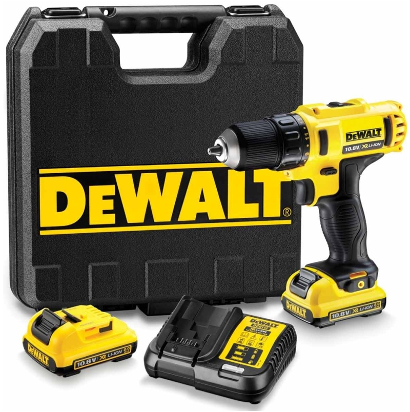 DCD771C2 Aku vrtačka / šroubovák 10,8V XR Li-Ion 2x1,3Ah DeWALT