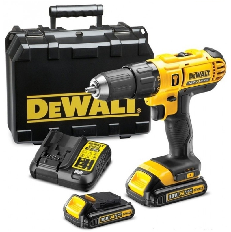 DCD776C2 Aku příklepová vrtačka / šroubovák 18V XR Li-Ion 2x1,3Ah DeWALT + DÁREK ZDARMA!