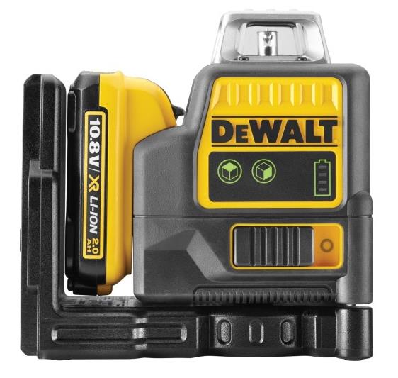 DCE0811D1G Aku křížový zelený laser 2x360° 10,8V XR 1x2,0Ah DeWALT