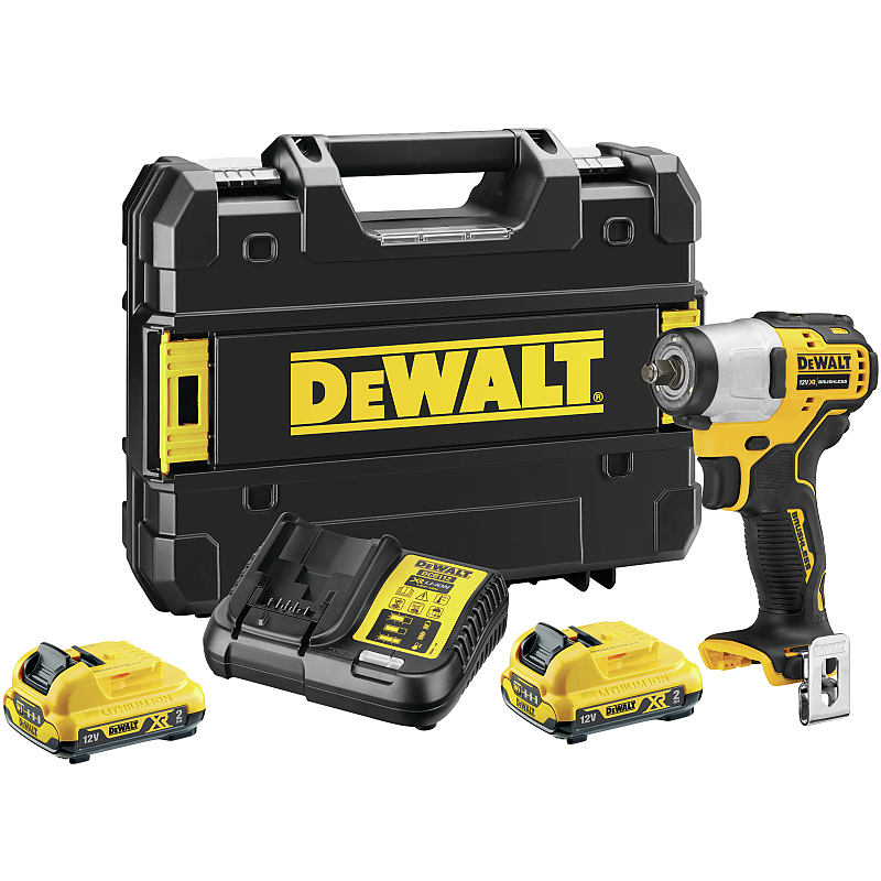 DCF902D2 Aku rázový utahovák 12V 2x2,0Ah DeWALT