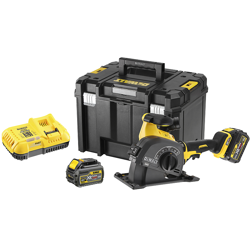 DCG200T2 Aku drážkovačka 54V 2x6,0Ah FLEXVOLT DeWALT